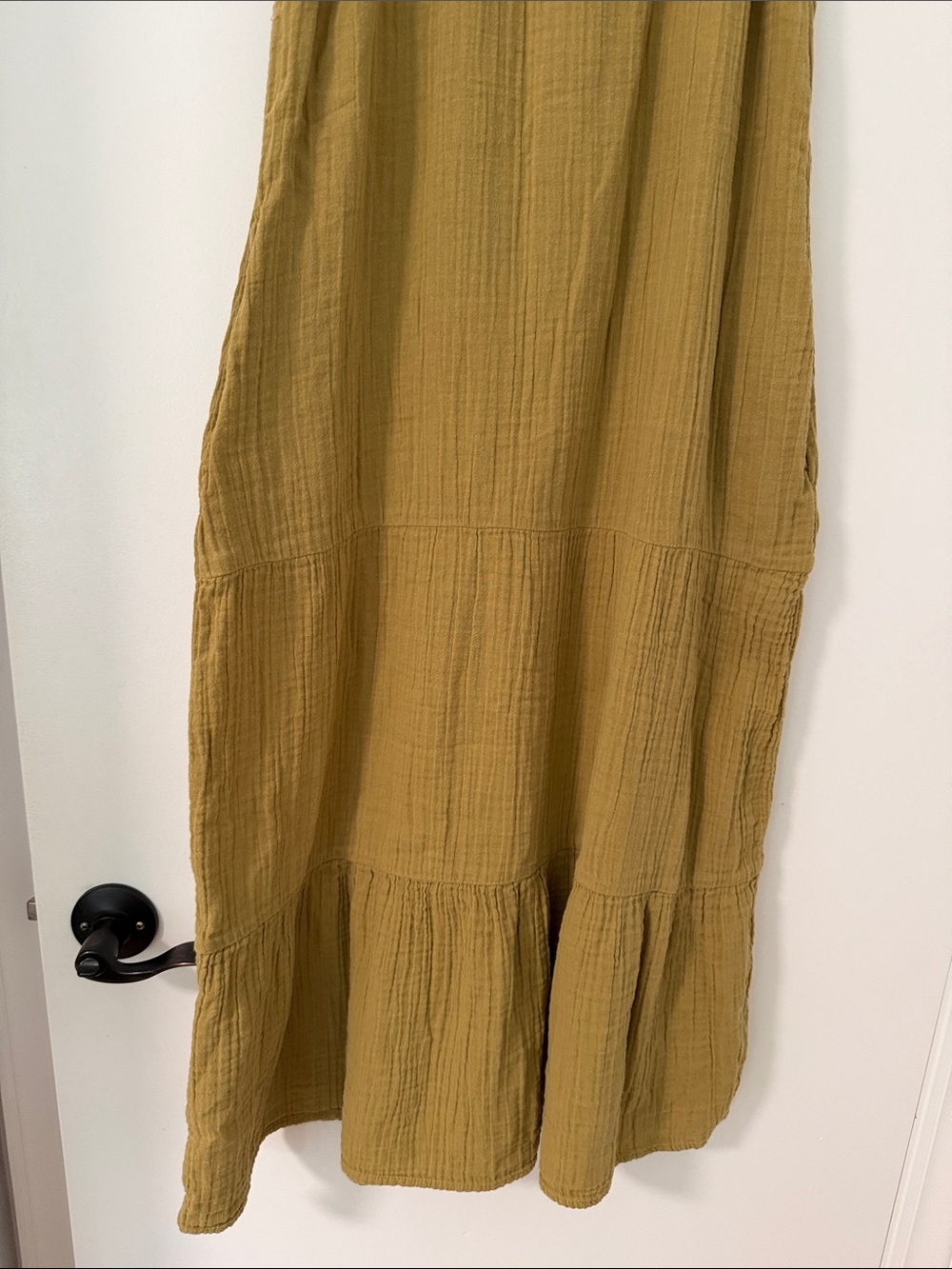 Pact Organic Cotton Gauze Tiered Midi Dress - Picture 3 of 13